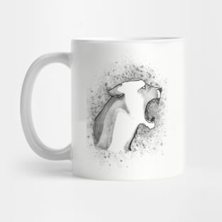 Ferocity in White Mug